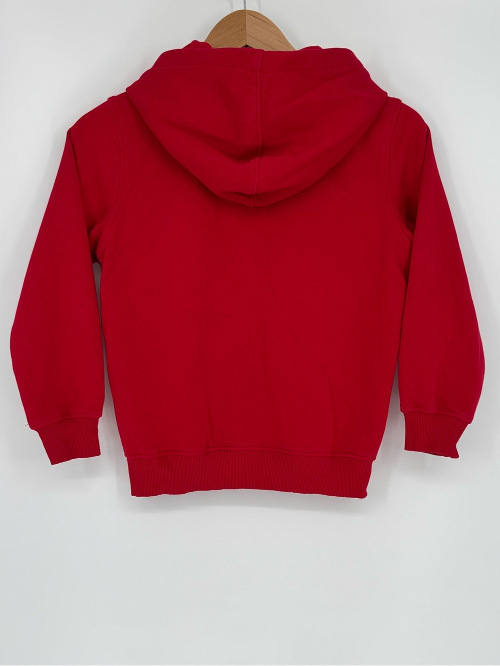 U.S. Polo Assn. Boys M (8) Red Fleece Full Zip Hooded Jacket - Picture 2 of 5